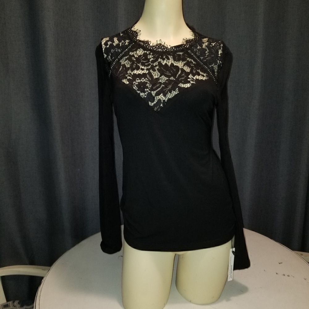 NWT AMELIE BOUTIK TOP BLACK Small - Picture 3 of 16